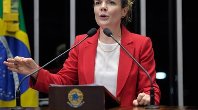 Gleisi Hoffmann (PT-PR) (Foto: Jefferson Rudy/Agência Senado)