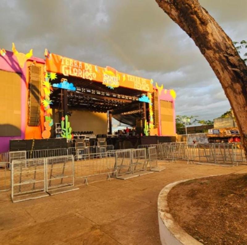 Justiça determina que prefeitura remova "área VIP" nos festejos, em Campo Maior. - (Divulgação)