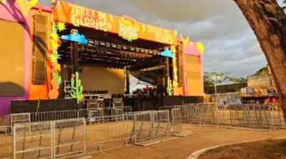 Justiça determina que prefeitura remova "área VIP" nos festejos, em Campo Maior. - (Divulgação) (Foto: Divulgação)