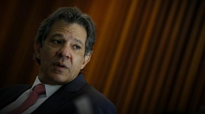 O ministro da Fazenda, Fernando Haddad, em Brasília (Foto: Cristiano Mariz/Agência O Globo)