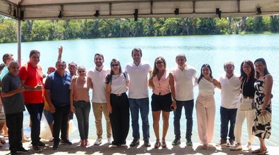 Prefeitura de Água Branca realiza distribuição de alevinos e mudas frutíferas (Foto: Assessoria da Prefeitura de água Branca)