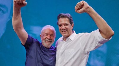 Presidente Luiz Inácio Lula da Silva e Fernando Haddad, ministro da Fazenda (Foto: Ricardo Stuckert)