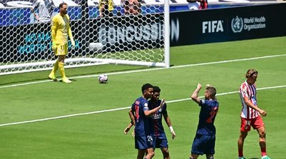 PSG goleia Atlético de Madrid por 4x0 em sua estreia na Copa do Mundo de Clubes (Frederic J. Brown/AFP) (Foto: Divulgação)
