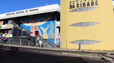 Shopping da Cidade fica localizado na Avenida Maranhão, Centro de Teresina (Foto: Yara Pinho/ G1)
