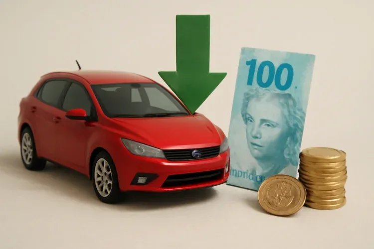 Carros sustentáveis com IPI reduzido têm descontos de até R$ 13 mil para consumidores brasileiros (Imagem gerada com IA/Reprodução)