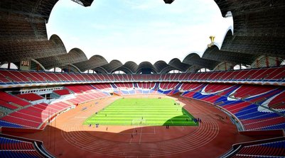 Coréia do Norte tem o maior estádio de futebol do mundo (Foto: Reprodução / CFTV Stadiums)