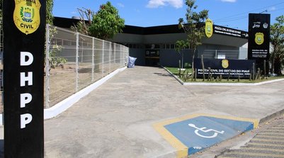 Departamento de Homicídio e Proteção à Pessoa (DHPP) em Teresina (Foto: Lucas Marreiros/g1)