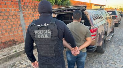 Durante as diligências desta nova fase da operação, também foi cumprido mandado de prisão temporária (Foto: Reprodução/SSPI)