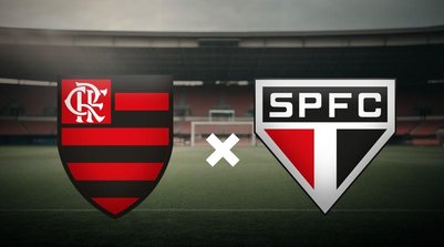 Flamengo x São Paulo (Foto: Editoria de Arte)