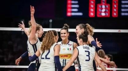 Itália vence a Polônia e vai à final da Liga das Nações Feminina