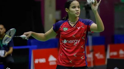 Juliana Viana no Aberto do Canadá de Badminton (Foto: Divulgação)