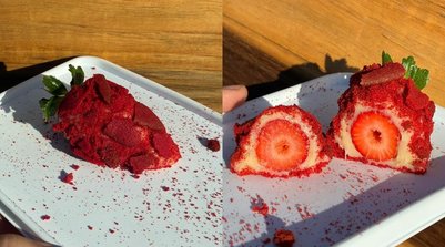 Morango do amor com cookie? Aposta no diferencial fez sucesso com clientes no Piauí (Foto: Divulgação)