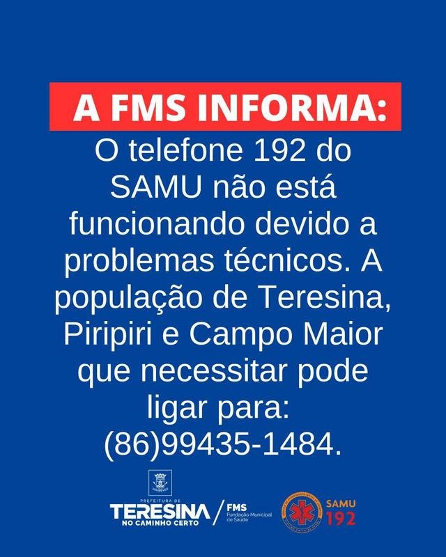 O SAMU realiza atendimentos clínicos, obstétricos, traumáticos e psiquiátricos