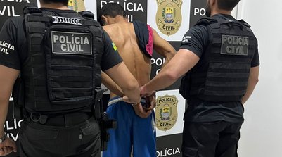 Segundo o diretor da DEOP, delegado Tales Gomes, a prisão, realizada mediante cumprimento de mandado de prisão preventiva (Foto: Reprodução/SSPI)