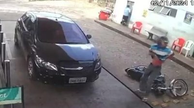 Suspeito de matar motociclista é preso em Teresina; amigo da vítima também foi baleado (Foto: Reprodução)