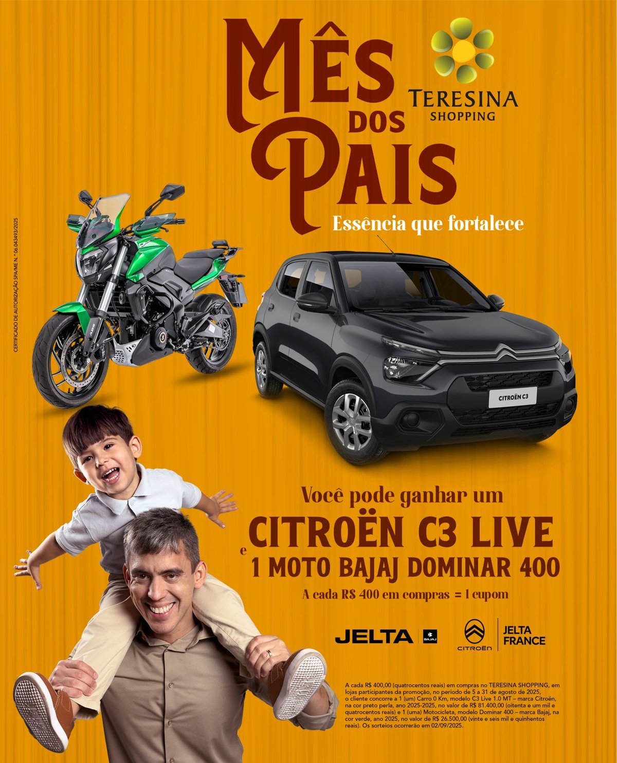 A campanha é válida para compras realizadas em todas as lojas do shopping