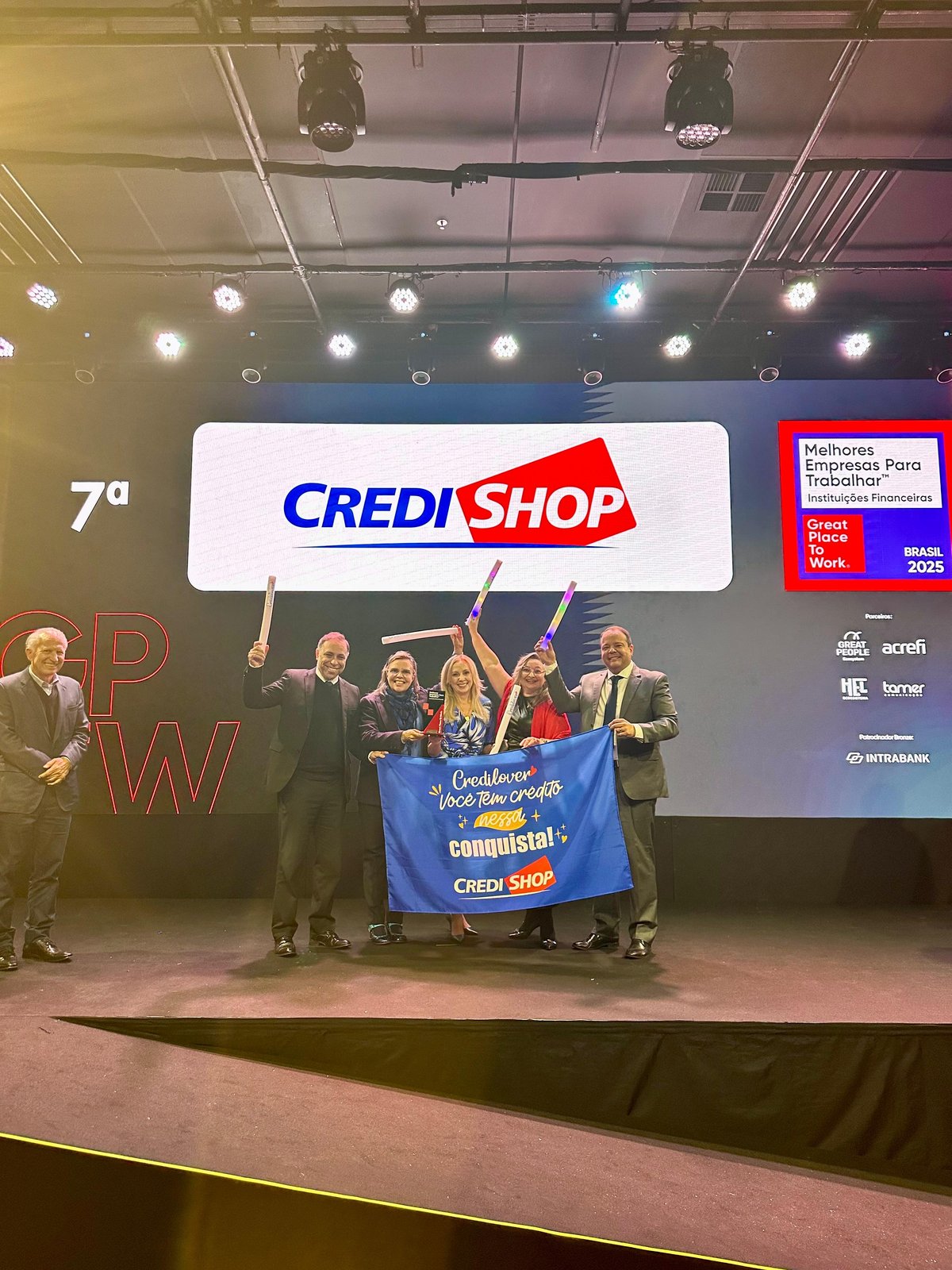 A Credi-Shop conquistou o 7° lugar no ranking seleto das melhores instituições financeiras