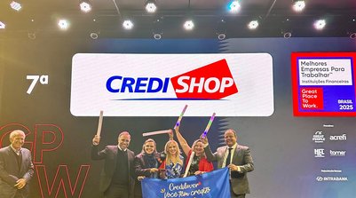 A Credi-Shop conquistou o 7° lugar no ranking seleto das melhores instituições financeiras (Foto: Reprodução)