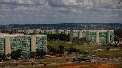 A Esplanada dos Ministérios, em Brasília (Foto: Brenno Carvalho / Agência O Globo)