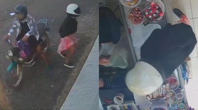 Adolescente usa saia e arma de airsoft em assalto a mercearia no Piauí (Foto: Divulgação/PMPI)