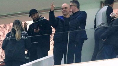 Alexandre de Moraes, no jogo do Corinthians (Foto: Reprodução/Redes Sociais)