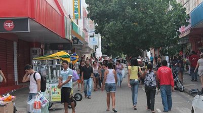 Centro de Teresina (Foto: Gil Oliveira/ G1)