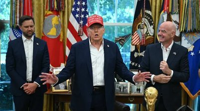 Copa do Mundo de 2026: Donald Trump anuncia data e local do sorteio  (ANDREW CABALLERO-REYNOLDS / AFP) (Foto: Divulgação)