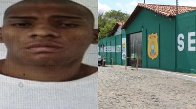 Detento foge da antiga Casa de Custódia na Zona Sul de Teresina (Foto: Montagem/g1)