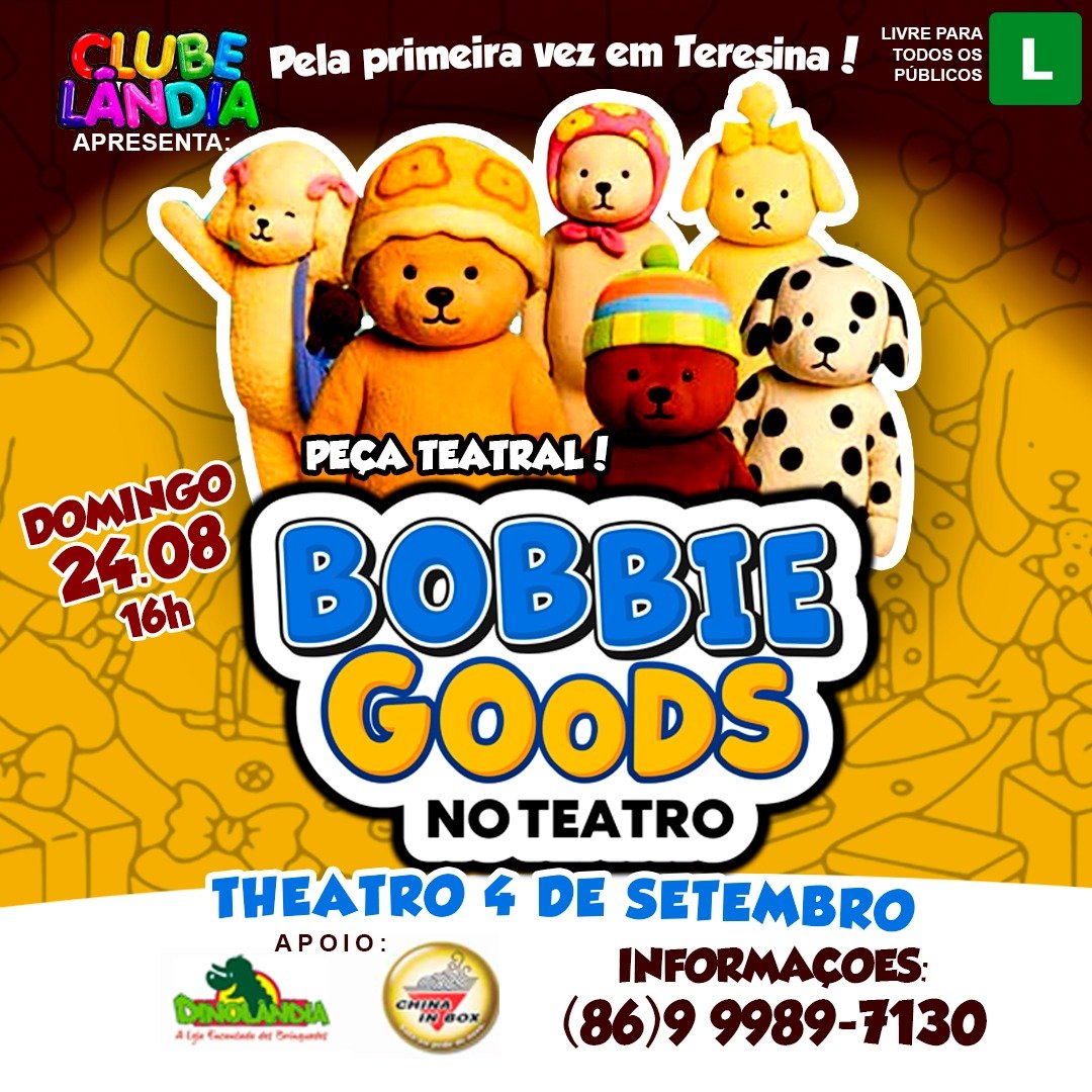 Espetáculo BOBBIE GOODS no Teatro!