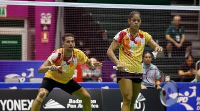Fabrício Farias e Jaqueline Lima, atletas piauienses de badminton (Foto: Reprodução)