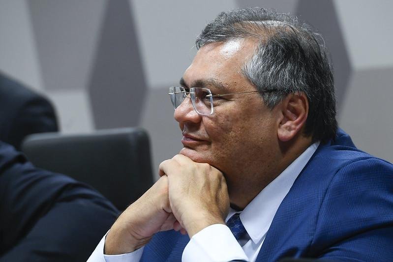 Flávio Dino durante sabatina na Comissão de Constituição e Justiça (CCJ) do Senado Federal