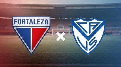 Fortaleza x Vélez Sarsfield pela Libertadores (Foto: Editoria de Arte)