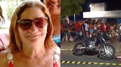Idosa morre após ser atropelada por moto na Zona Norte de Teresina (Foto: Reprodução/Redes Sociais)