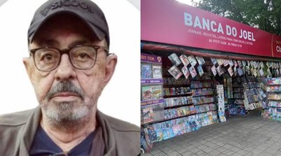 Morre o jornaleiro Joel, da Banca do Joel, após sofrer AVC em São Paulo (Foto: Reprodução)