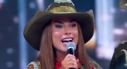 Nicole Bahls durante sua participação no "Dança dos Famosos"