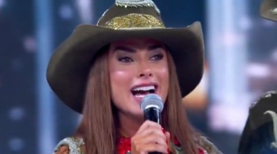 Nicole Bahls durante sua participação no "Dança dos Famosos" (Foto: Reprodução/TV Globo)