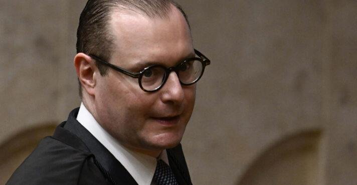O advogado Cristiano Zanin, durante sua posse como ministro do STF - 09/08/2023