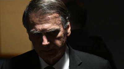 O ex-presidente Jair Bolsonaro, durante sessão na 1ª Turma do STF - 10/6/2025 (Foto: Mateus Bonomi/Agif/Estadão Conteúdo)