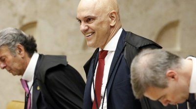 O ministro Alexandre de Moraes durante sessão do STF (Foto: Bruno Peres/Agência Brasil)