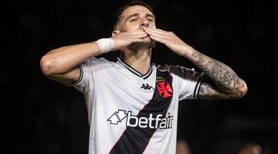 Pablo Vegetti é o líder em gols entre todas as equipes da Série A em 2025 (Foto: Divulgação/Vasco)