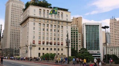 Prédio-sede da Prefeitura de São Paulo, o edifício Matarazzo (Foto: Divulgação/Guilherme Cunha/SMTUR)