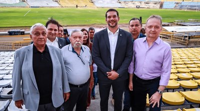 Presidente da CBF visita o Piauí e cumpre agendas institucionais (Foto: Assessoria FFP)