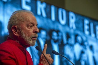 Presidente Luiz Inácio Lula da Silva durante o 17º Encontro Nacional do PT