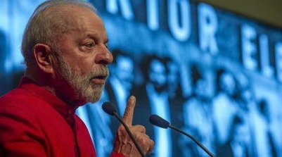 Presidente Luiz Inácio Lula da Silva durante o 17º Encontro Nacional do PT (Foto: Anderson Barbosa)