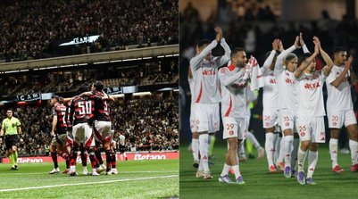 Saiba onde assistir ao jogo do Flamengo x Internacional, pela Libertadores (Foto: Fotos: Gilvan de Souza/Flamengo e Divulgação/Internacional)
