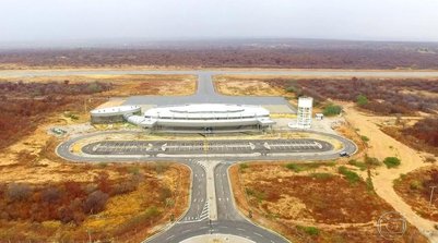 Aeroporto de São Raimundo Nonato foi um dos afetados por paralisação dos aeroportuários (Foto: Reprodução/TV Clube)
