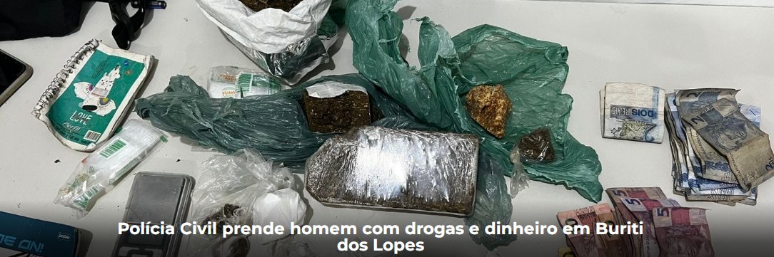 anotações relativas à comercialização de drogas é aproximadamente R$ 420,00 reais em dinheiro