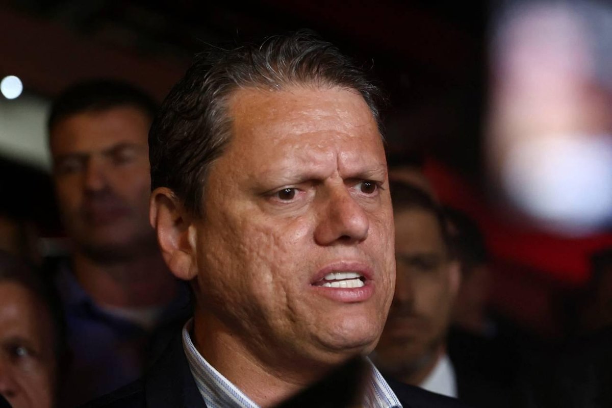 Governador de São Paulo, Tarcísio de Freitas09/08/2024REUTERS/Carla Carniel