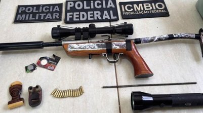 Mais de 10 caçadores são presos suspeitos de caça ilegal na Serra da Capivara e Serra das Confusões (Foto: Reprodução/Polícia Federal)