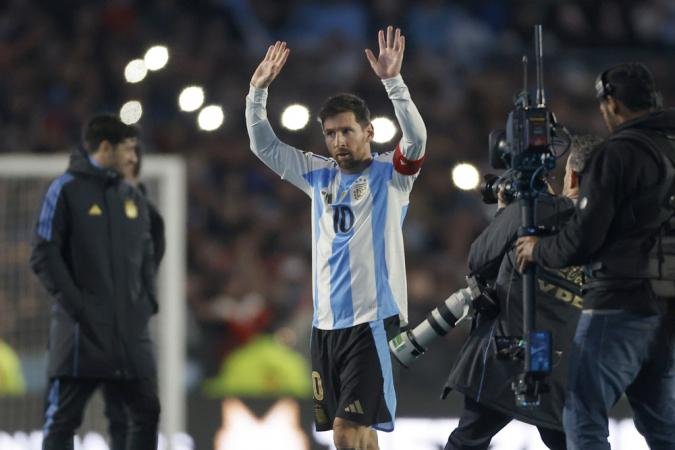 Messi confirmou que a partida foi a sua última oficial com a camisa da Argentina em casa